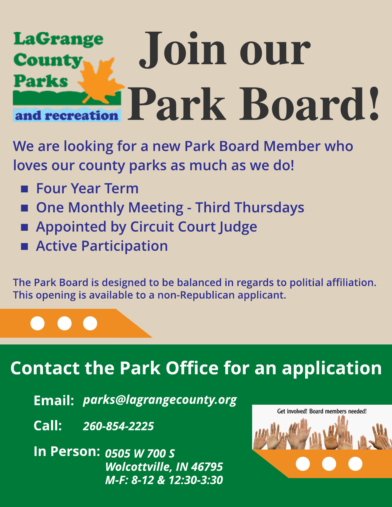 Board Member Vacancy