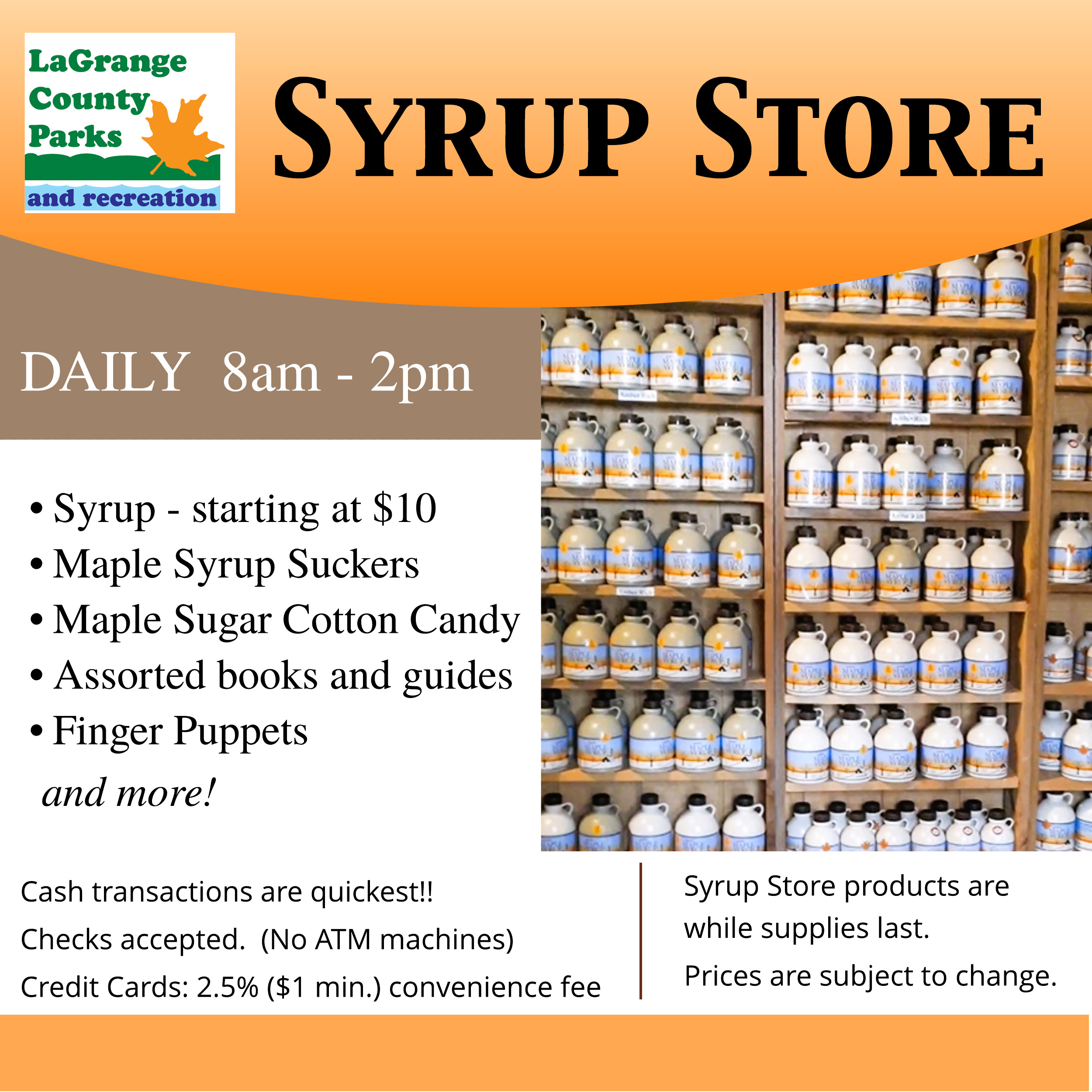 Maple Syrup Days / LaGrange County, Indiana