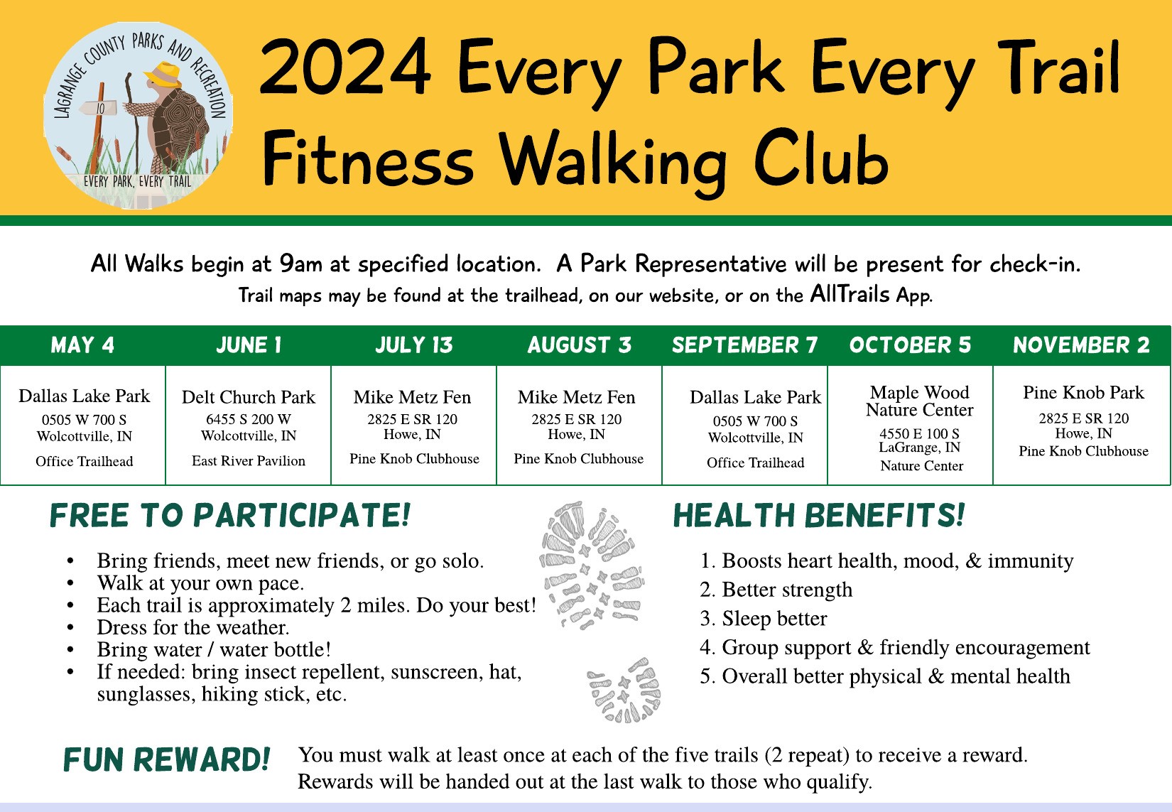 Let's Go Walking / LaGrange County, Indiana